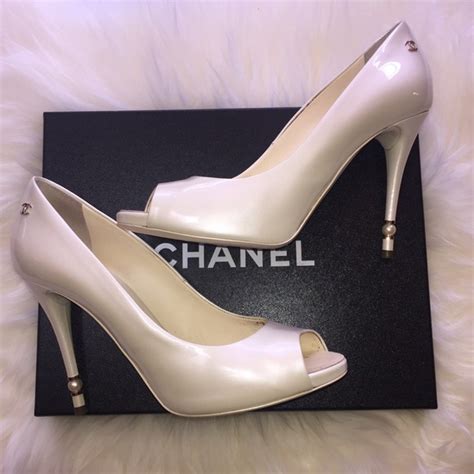 chanel roses shoes|Chanel women's high heel.